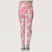 Rosa Erdnüsse Leggings (Vorderseite)