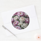 Rosa Erdnüsse Runder Aufkleber (Umschlag)