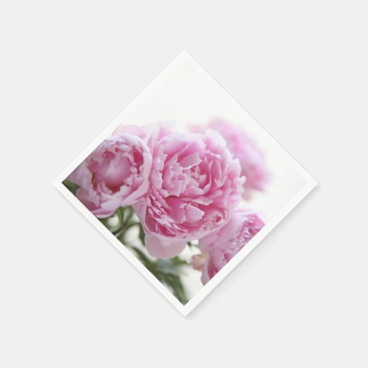 Rosa Erdnüsse Serviette (Ecke)