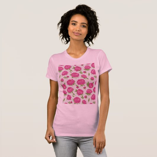 Rosa Erdnüsse T-Shirt (Vorne ganz)