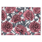 Rosa Erdnussgarten Große Geschenktüte (Rückseite)