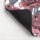 Rosa Erdnussgarten Mousepad (Ecke)