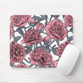 Rosa Erdnussgarten Mousepad (Mit Mouse)