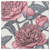 Rosa Erdnussgarten Stoff (Nahaufnahme)