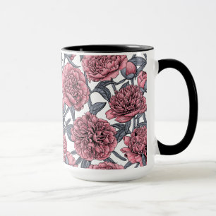 Rosa Erdnussgarten Tasse