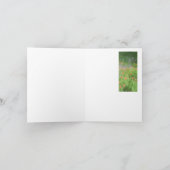 Rosa-Erinnerungen des Frühlinges Dankeskarte (Innenseite)