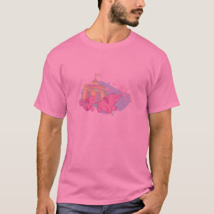 Rosa Eröffnungselefanten auf T-Shirt der Parade-5