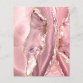 Rosa Erröten bei Flyer (Hinten)