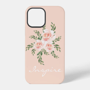 Rosa Erröten Inspiriert Romantische Wasserfarben-T iPhone 12 Pro Hülle