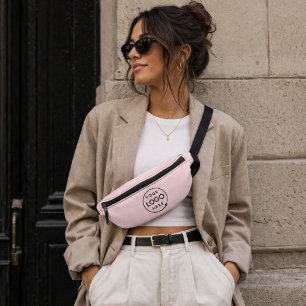 Rosa Erröten Logo Geschäftlich Professionell Bauchtasche