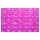 Rosa Erröten mit Textwörtern für Abenteuer Stoff (Fat Quarter (45,7 x 55,9 cm))