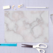 Rosa erröten Rosen-Goldweißes Marmormuster der Seidenpapier (Handwerk)