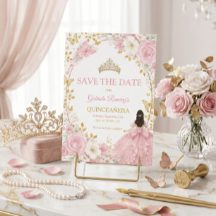 Rosa errötende Rosen Golden Quinceañera  Save the 