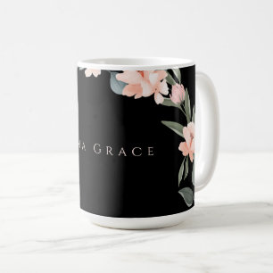 Rosa Errötendes Mädchen Wasserfarbe Florale Rose S Kaffeetasse