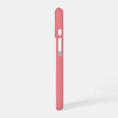 Rosa Errötung Initialen Name Monogramm Minimal Mod iPhone 16 Hülle (Linke Seite)