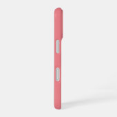 Rosa Errötung Initialen Name Monogramm Minimal Mod iPhone 16 Hülle (Rechte Seite)