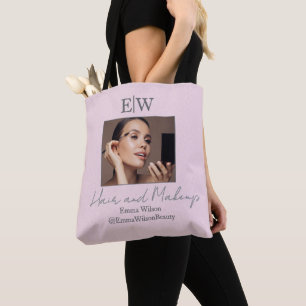 Rosa Errötungs-Foto-Make-up- & Schönheitsstudio-Mo Tasche