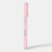 Rosa Errötungs-Initialen Monogramm Einfach Minimal Case-Mate iPhone Hülle (Rückseite / Rechts)