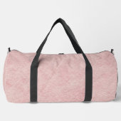 Rosa Errötungs-Vollton-Texturfarbe Duffle Bag (Vorderseite)