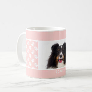 Rosa Errötungsfarbenes benutzerdefiniertes Haustie Kaffeetasse