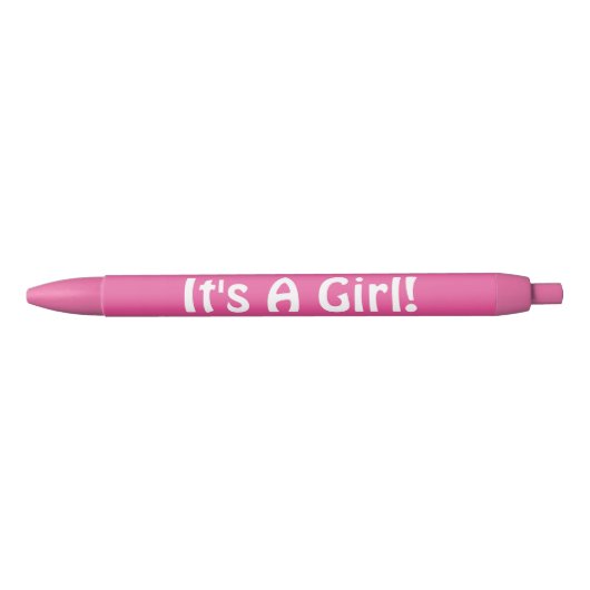 Rosa Es ist ein Girl-Hand-Out-Stift Kugelschreiber (Vorderseite)