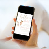 Rosa Es ist ein Vintages Mädchenspielzeug Rustikal Einladung