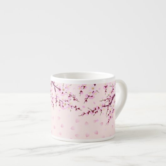 Rosa Espresso-Tasse Espressotasse (Vorderseite Rechts)