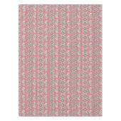 Rosa ethnisches Elefant-Muster Tischdecke (Vorderseite)