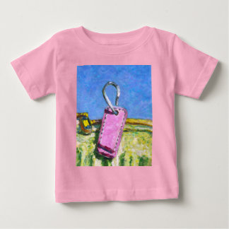 Rosa Etikett Baby T-shirt