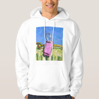 Rosa Etikett Hoodie