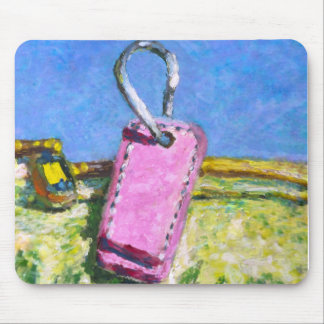 Rosa Etikett Mousepad