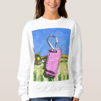 Rosa Etikett Sweatshirt