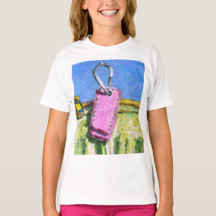 Rosa Etikett T-Shirt