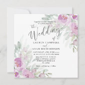 Rosa Eukalyptus-Hochzeitsfeier (Vorderseite)