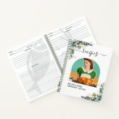 Rosa Eukalyptusgrün Foto Großmutter Notizblock (Innenseite)