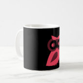Rosa Eule-Tasse Kaffeetasse (Vorderseite Links)