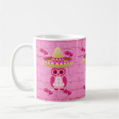 Rosa Eulen-Tasse Kaffeetasse (Links)