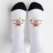 Rosa Eulensocken Socken (Oben)