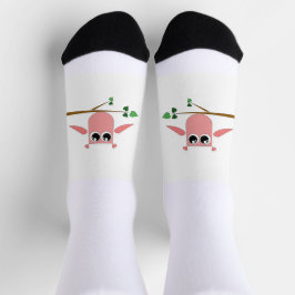 Rosa Eulensocken Socken
