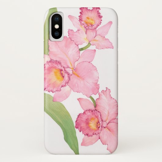 Rosa Exotische Blume Case-Mate iPhone Hülle (Rückseite)
