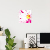 Rosa Explosion Abstrakt Poster (Heimbüro)