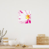 Rosa Explosion Abstrakt Poster (Küche)