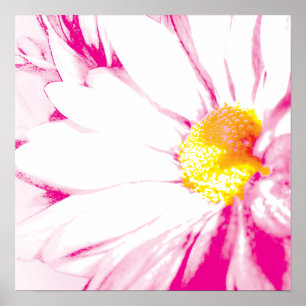 Rosa Explosion Abstrakt Poster