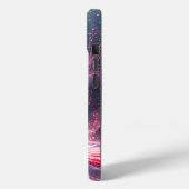 Rosa Explosion Case-Mate iPhone Hülle (Rückseite / Links)