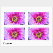 Rosa Explosion Rechteckiger Aufkleber (Blatt)