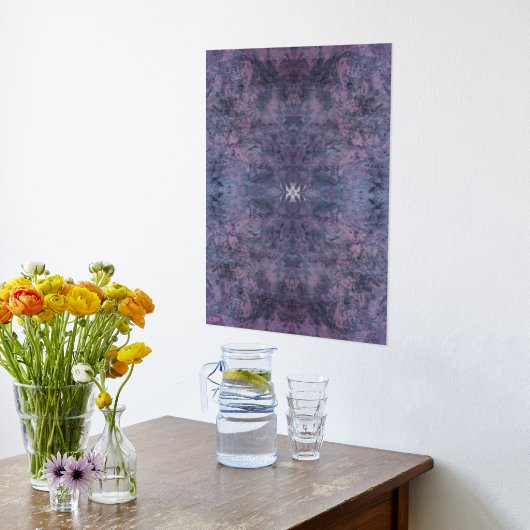 Rosa Extravagante schwarze Silberfolie drucken Foliendrucke (Ablage(Küche))