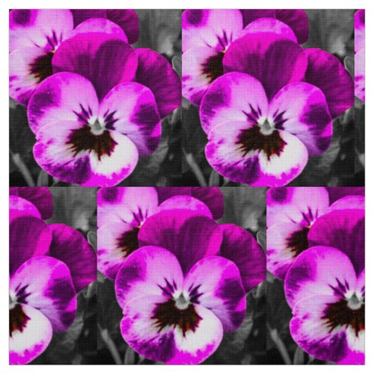 Rosa fabelhafter Pansy Stoff (Muster)
