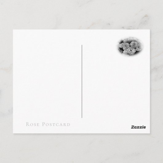 Rosa Fabulous! Postkarte (Rückseite)