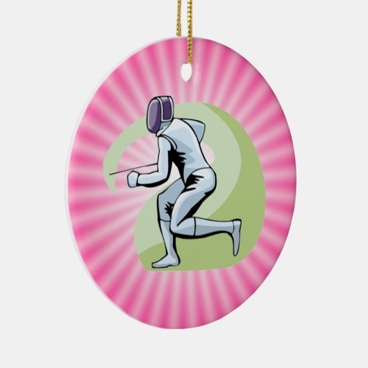 Rosa Fahne Keramikornament (Rechts)