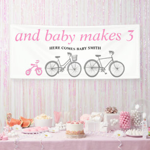 Rosa Fahrrad Banner